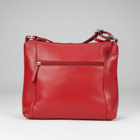 Greenwood Leather Elegant Crossbody Bag. Full-Grain Leather Shoulder Bag