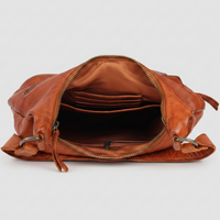MET Premium Leather Shoulder Bag. Everyday Urban Hobo