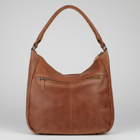 MET Premium Leather Shoulder Bag. Slouchy Urban Hobo