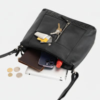 Greenwood Leather Elegant Crossbody Bag. Full-Grain Leather Shoulder Bag