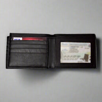 JBG International Men's Center Wing Bifold Leather RFID Wallet